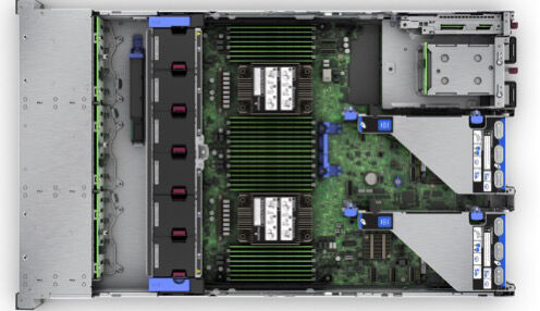 HP DL380 Gen11 2U Rack Server Xeon Processor Rack Mounted Server DDR4 Memory SSD Hard Drive 64GB