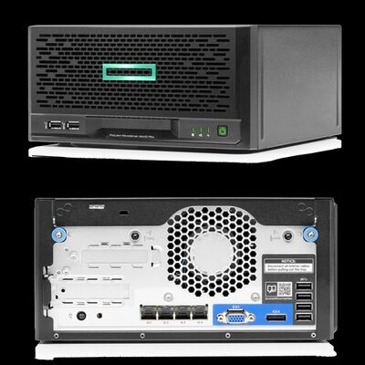 180W G6405 E-2314 HP Proliant Microserver Gen10 Plus V2 With External Power Supply