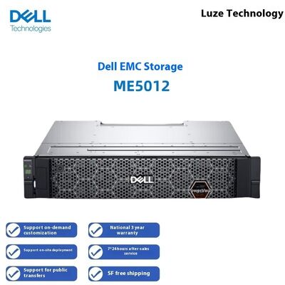 USB SAS SSD Interfaces 2U Rack Server For Dell EMC Storage 5012 Disk Array Storage Head