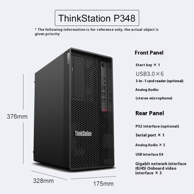 Desktop Lenovo Workstation ThinkStation P348 Tower Workstation For Graphic Design
