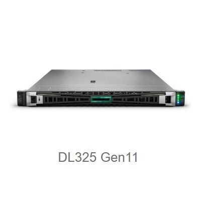DL325 Gen11 1U Rack Server 1P Solution Deep Learning Server  AMD EPYC 9124 3.0GHz 16C 8SFF Gen11