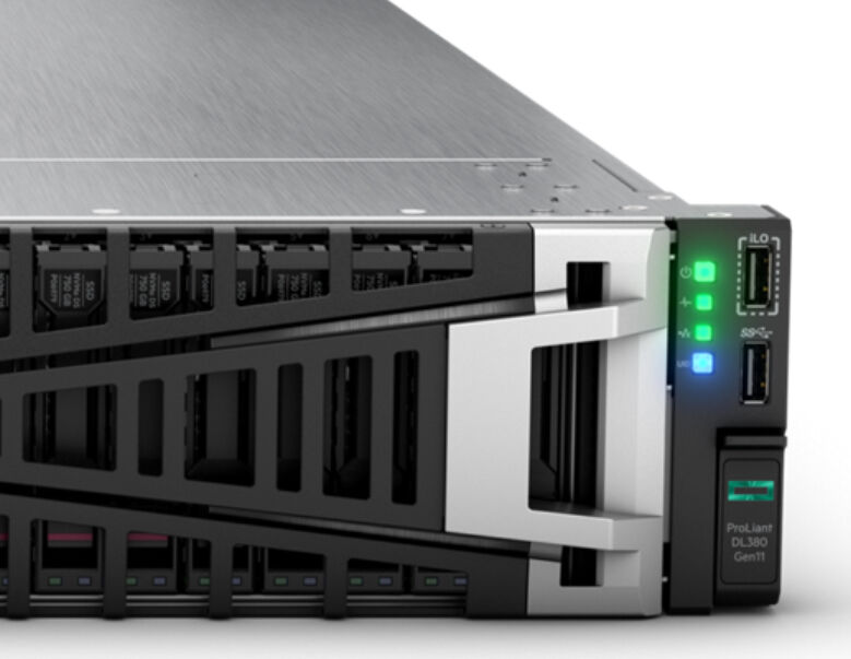 HP DL380 Gen11 2U Rack Server Xeon Processor Rack Mounted Server DDR4 Memory SSD Hard Drive 64GB